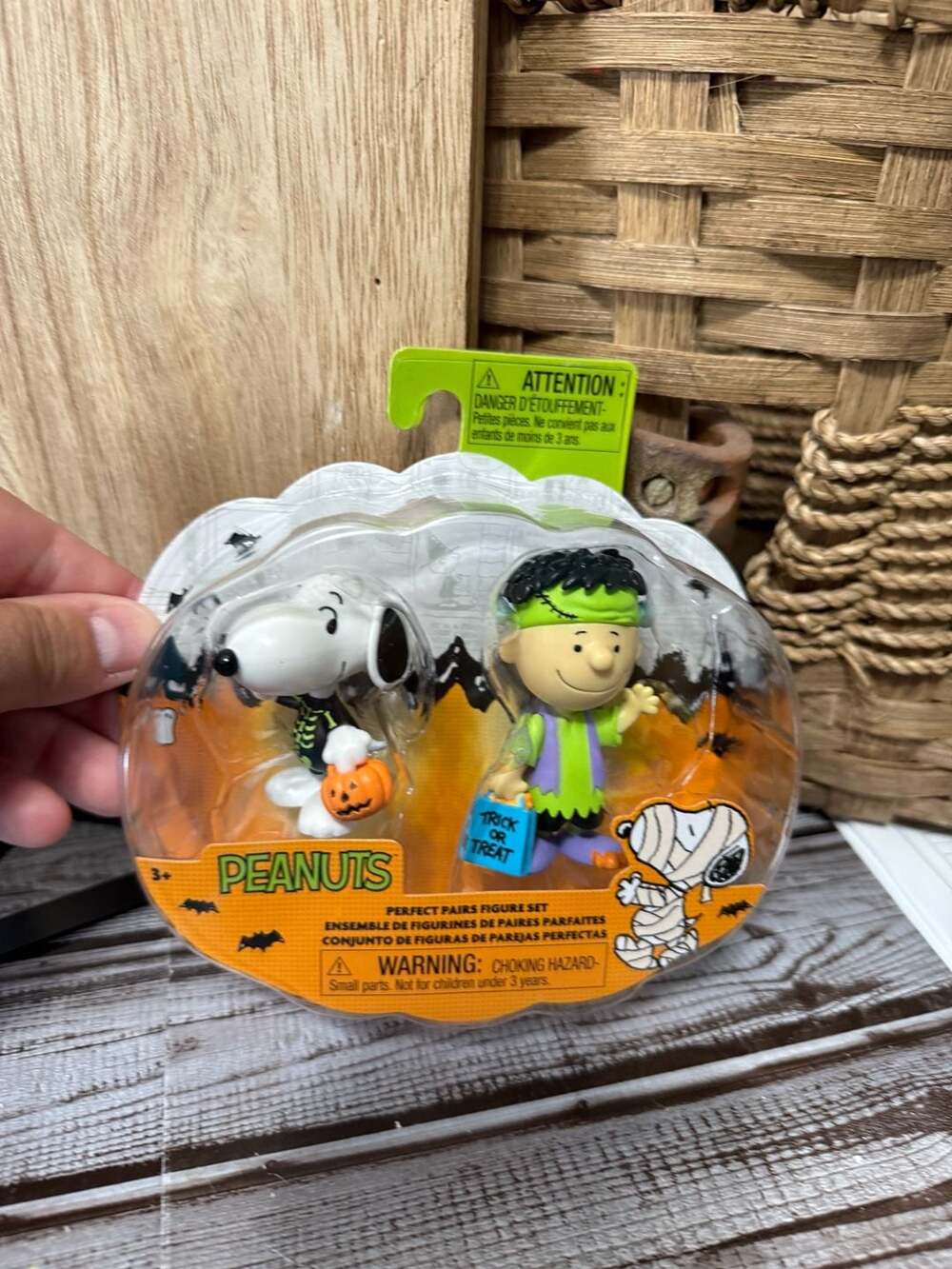 Peanuts Halloween Perfect Pairs Figure Set Snoopy Charlie Brown New